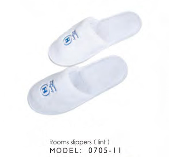 hotel style slippers