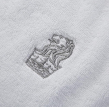 towel with logo